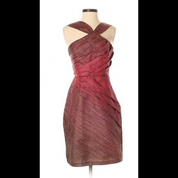 Max & Cleo Halter Neck Ombré Dress - Picture 4 of 5